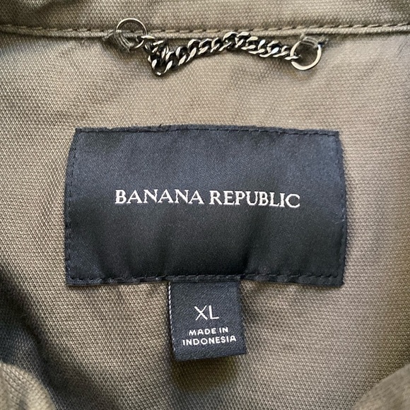 Banana Republic Green Military Jacket Women’s Size Extra Large - Picture 7 of 15